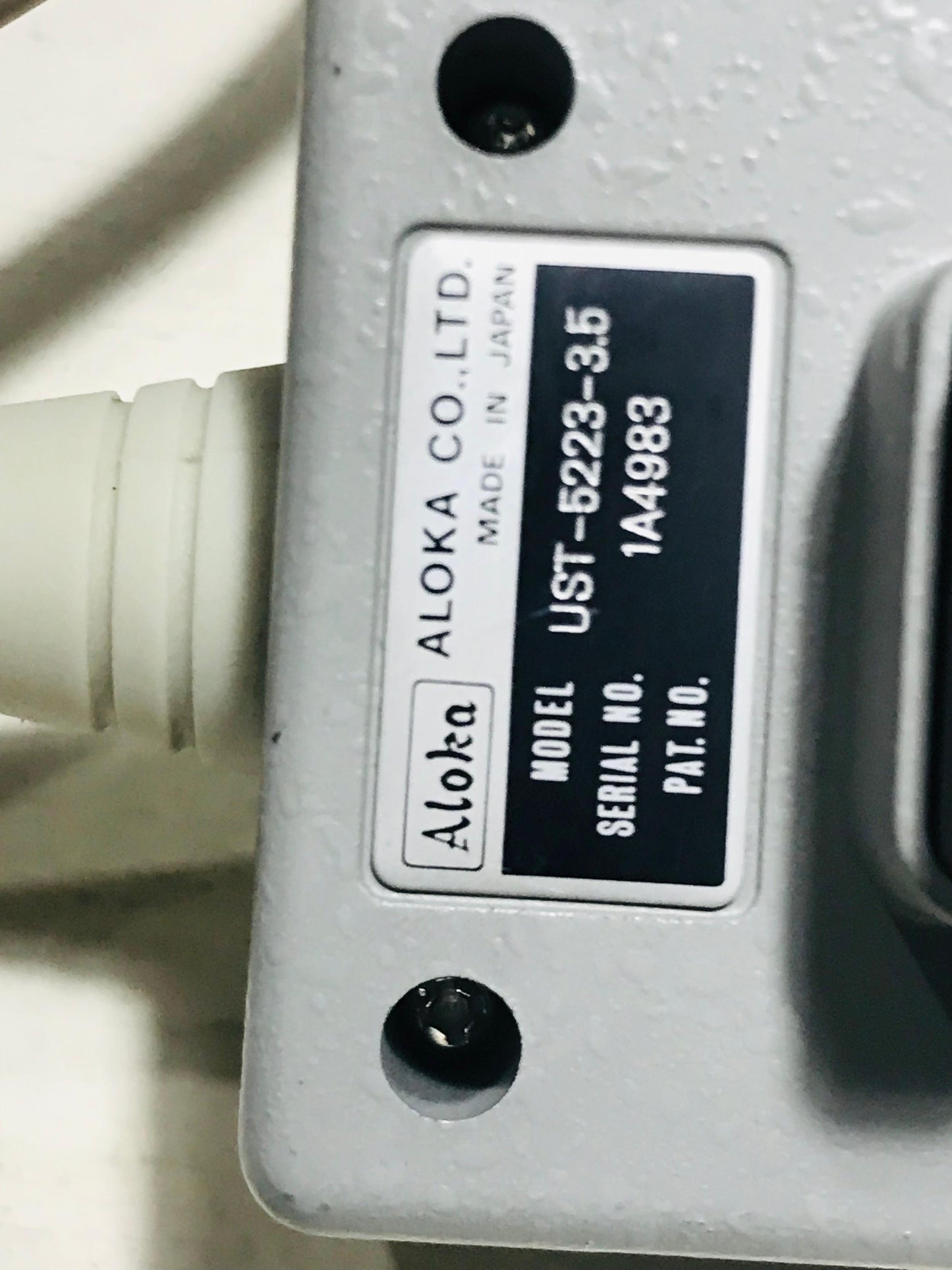 P...Aloka UST-5223-3.5 Cardiac Probe UC