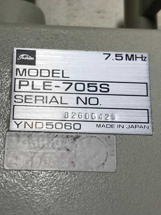 Toshiba PLE -705S Linear probe