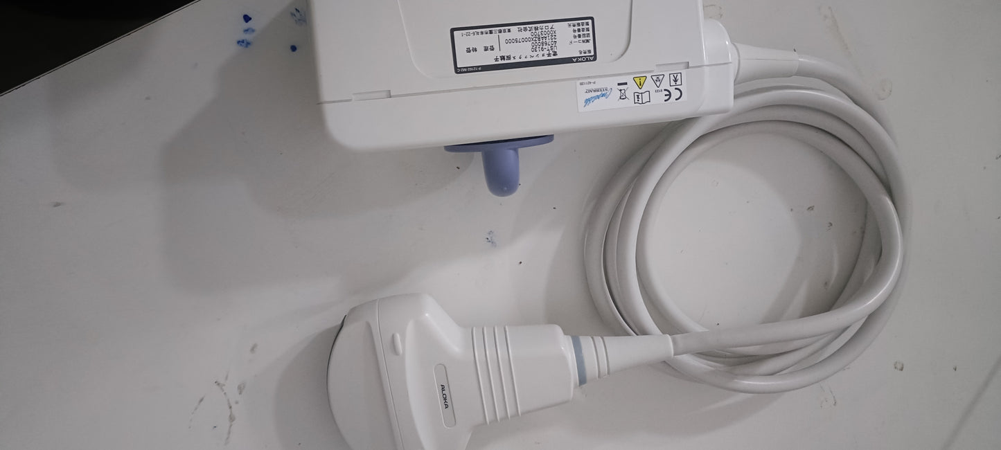 Aloka UST-9130 convex probe sn. X0003700 checked dxb - Japan Medical Company LTD