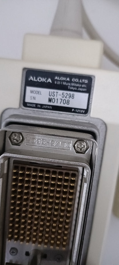 Aloka ust-5298 sn. M01708 uc cardiac probe dxb is - Japan Medical Company LTD