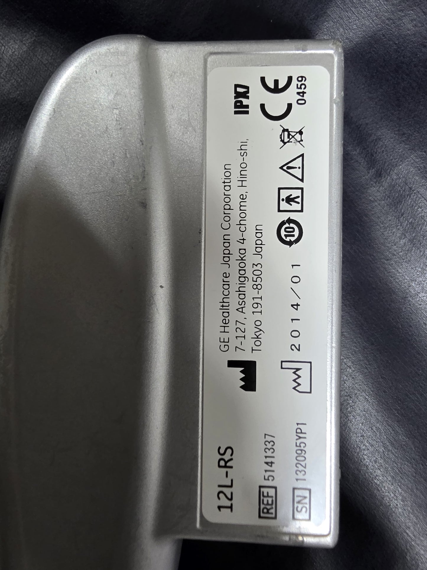 GE 12L RS linear probe SN: 132095YP1