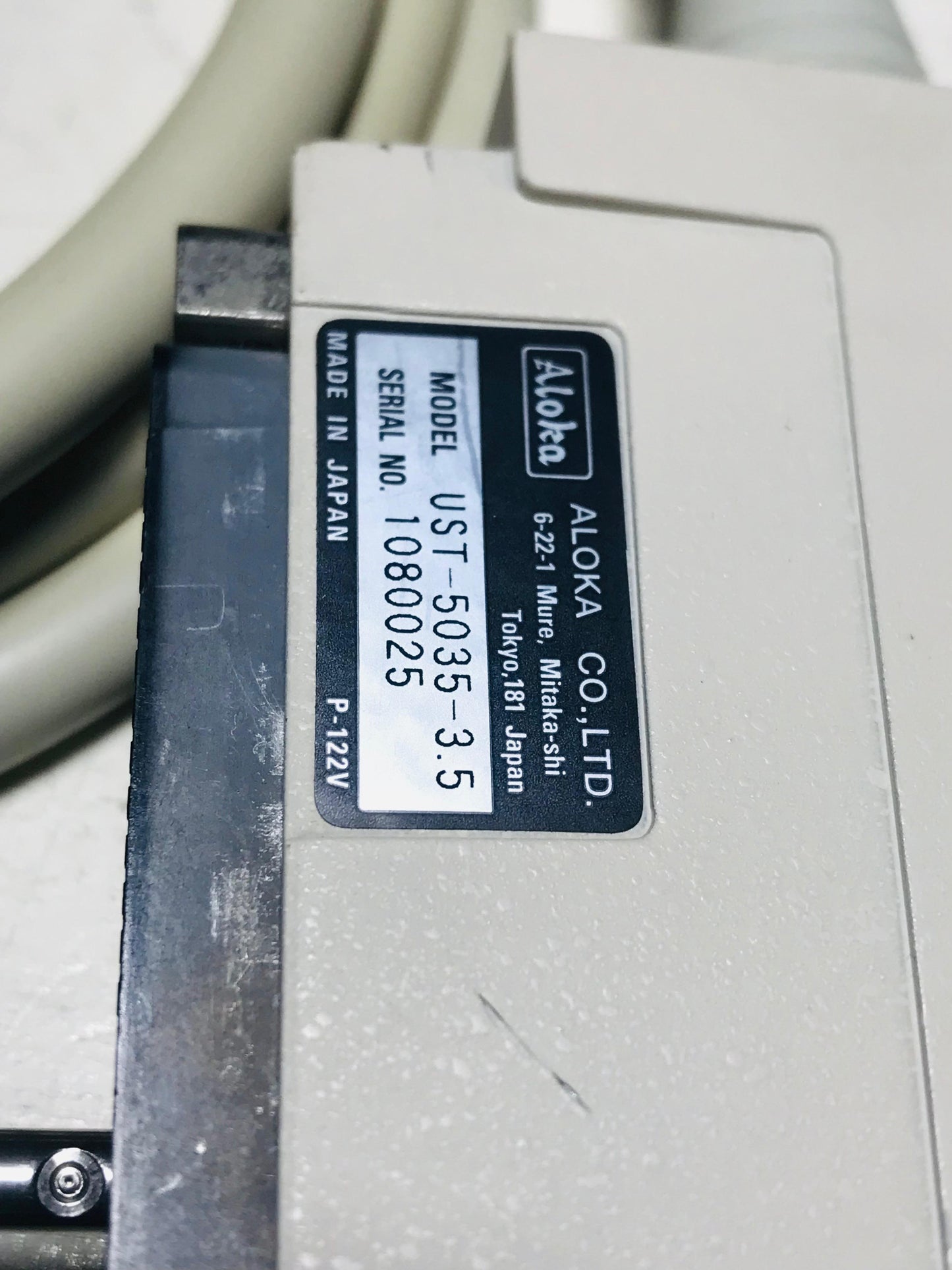 P...Aloka UST-5035-3.5 Linear Probe UC