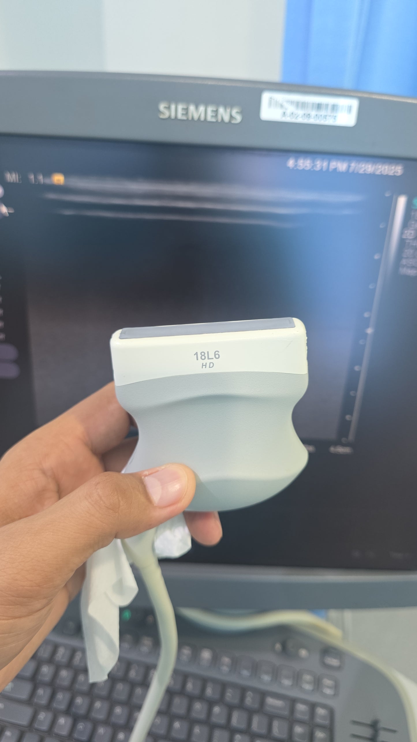 Siemens Acuson 18L6 HD Ultrasound Probe MFg: 2019 DXB checked ok