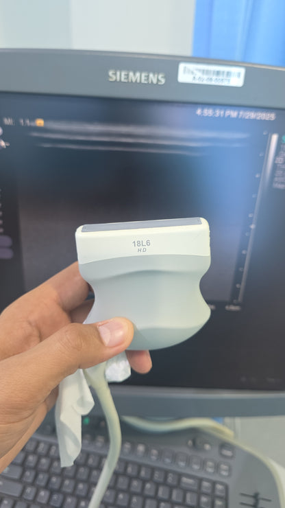 Siemens Acuson 18L6 HD Ultrasound Probe MFg: 2019 DXB checked ok