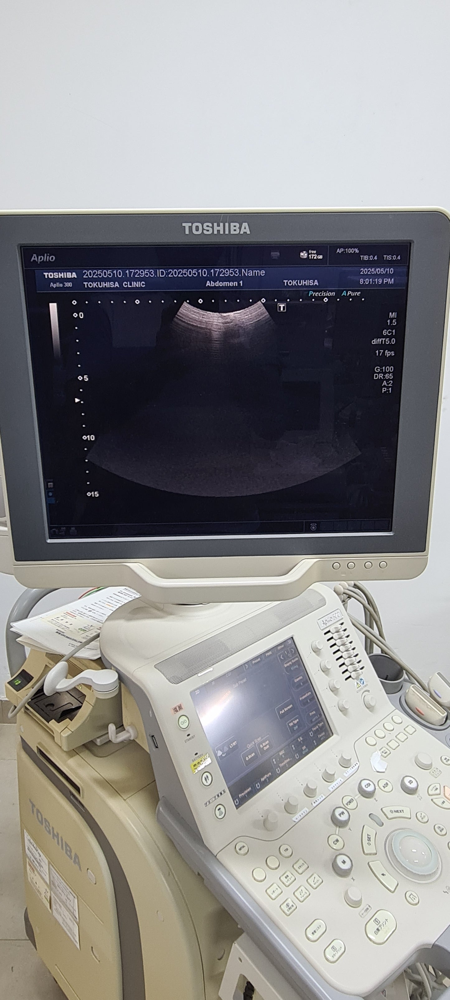 Toshiba 6C1 Convex Prob  checked SN: FDE2134652 dxb