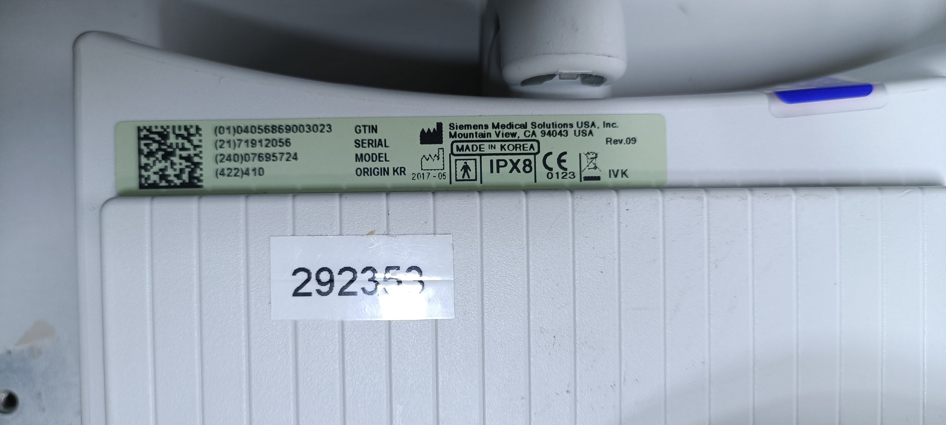 Siemens cardiac probe sn. (21)71912056 moy. 2017 checked dxb IS (MW) - Japan Medical Company LTD