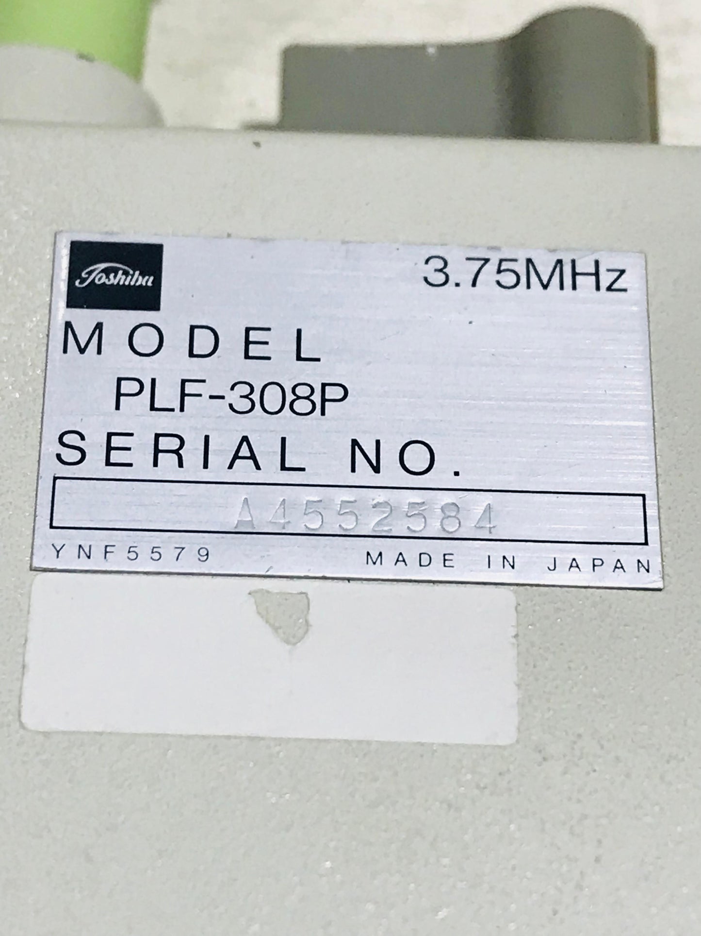 ..Toshiba biopsy transducer probe PLF-308P UC - Japan Medical Company LTD