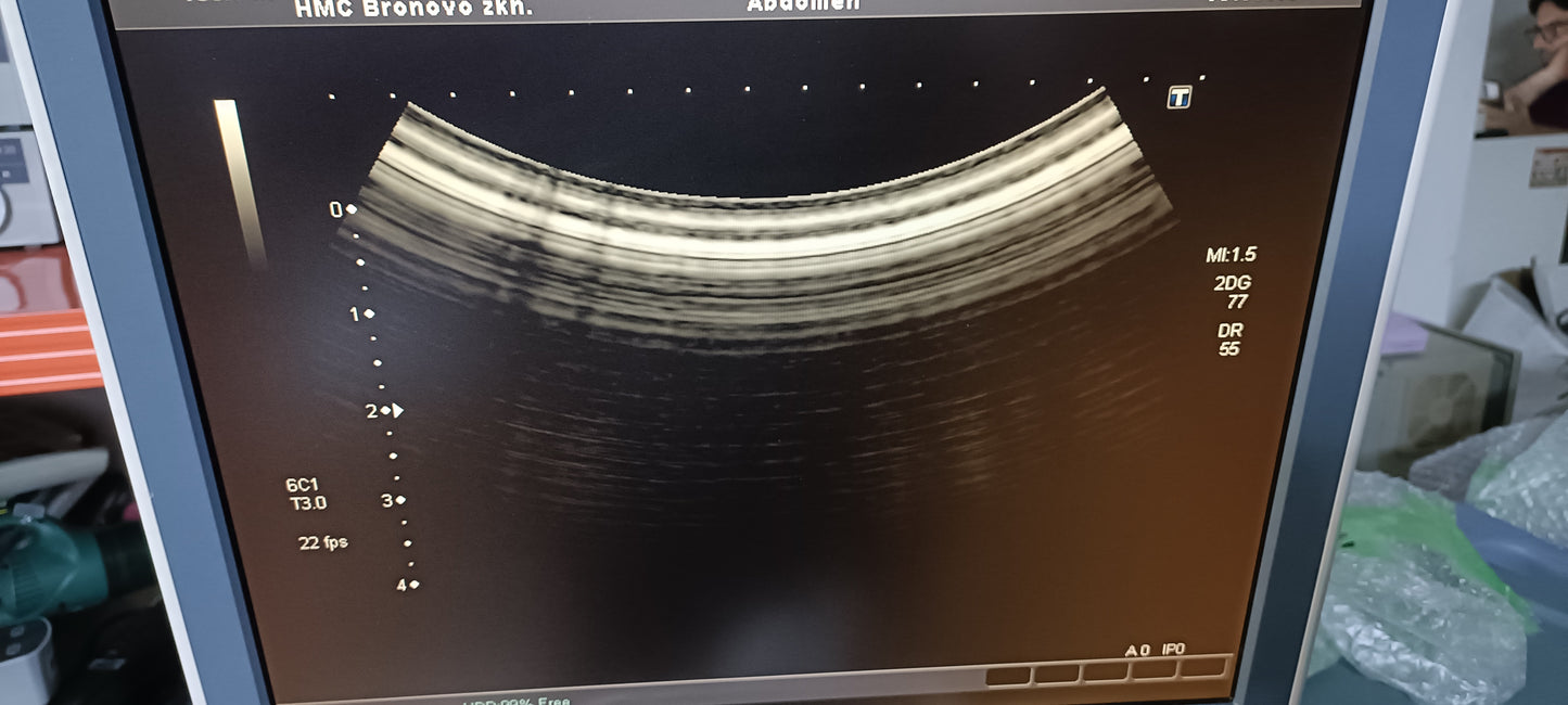 GE 6C1 convex probe sn. FDA1453023 checked dxb