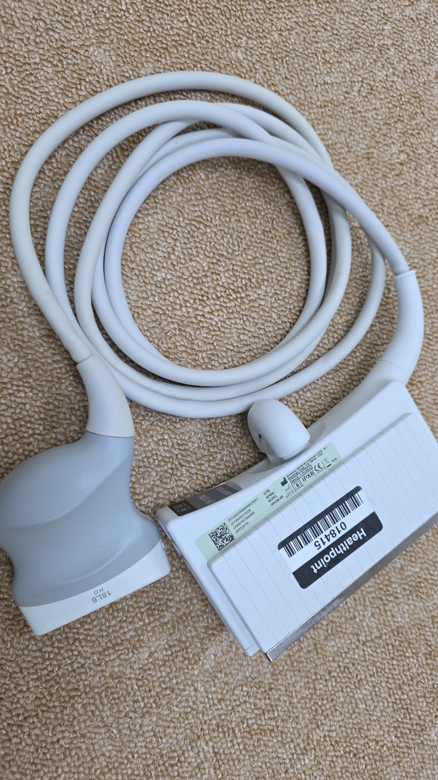 Siemens Acuson 18L6 HD Ultrasound Probe MFg: 2019 DXB checked ok