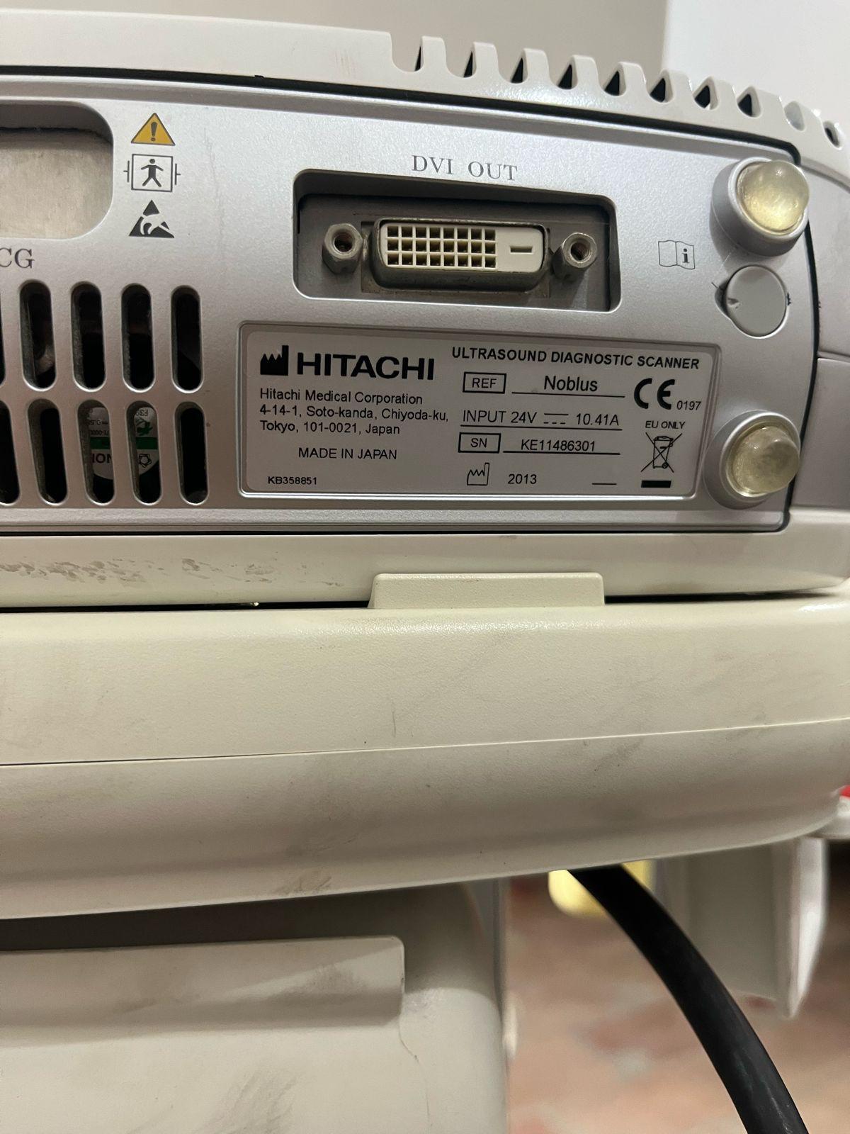 Hitachi Aloka Noblus ultraosund with Linear probe Mfg: 2013