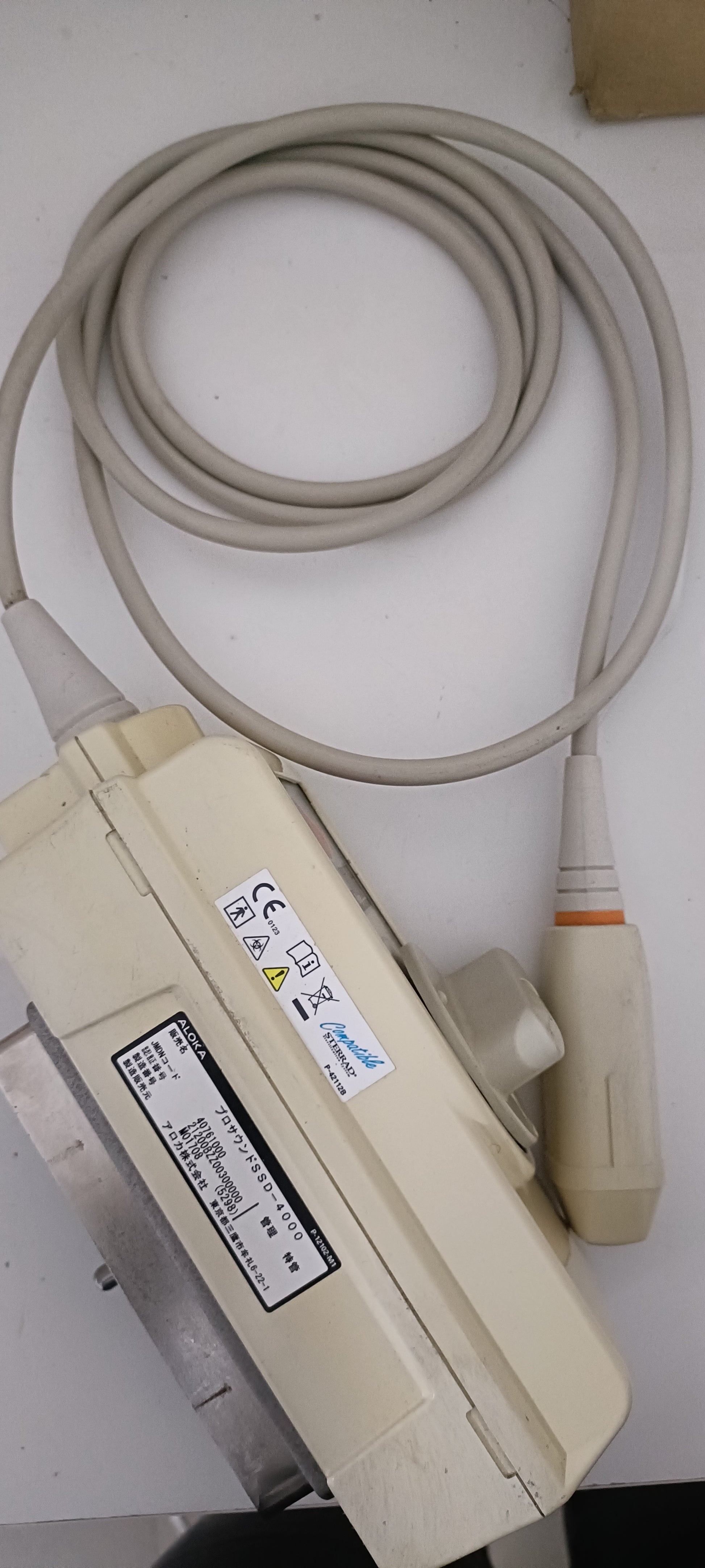 Aloka ust-5298 sn. M01708 uc cardiac probe dxb is - Japan Medical Company LTD