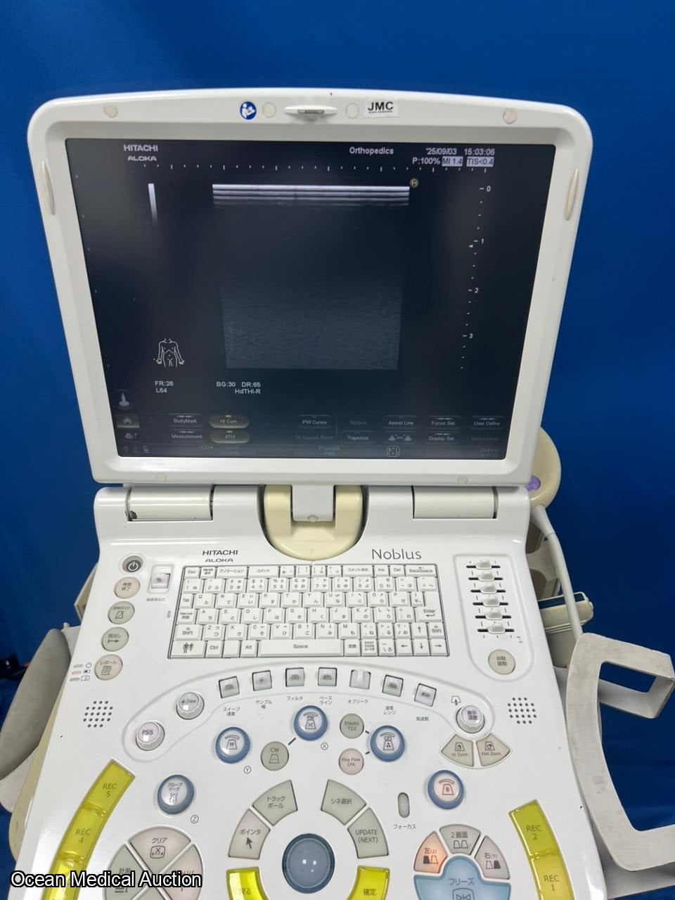Hitachi 18-5 linear probe checked ok dxb SN.KE15498310A is - Japan Medical Company LTD