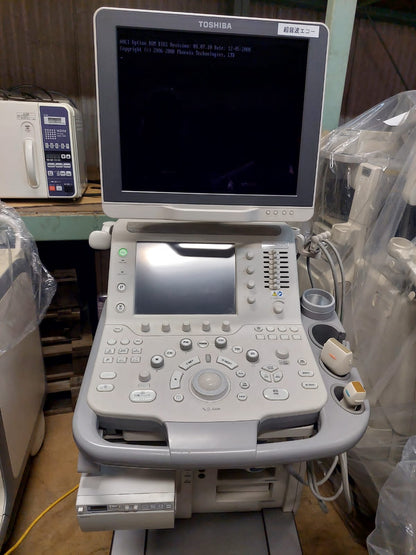 Toshiba Aplio 300 with Linear and cardiac probes. - Japan Medical Company LTD