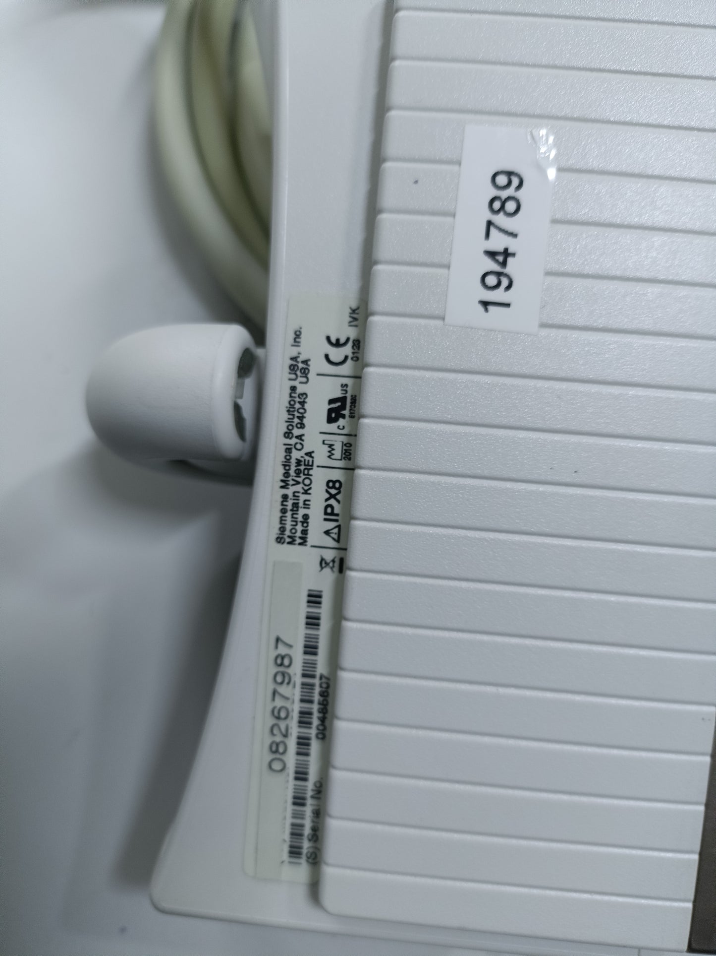 Siemens cardiac probe sn. 00485607 moy. 2010 checked dxb IS (MW) - Japan Medical Company LTD