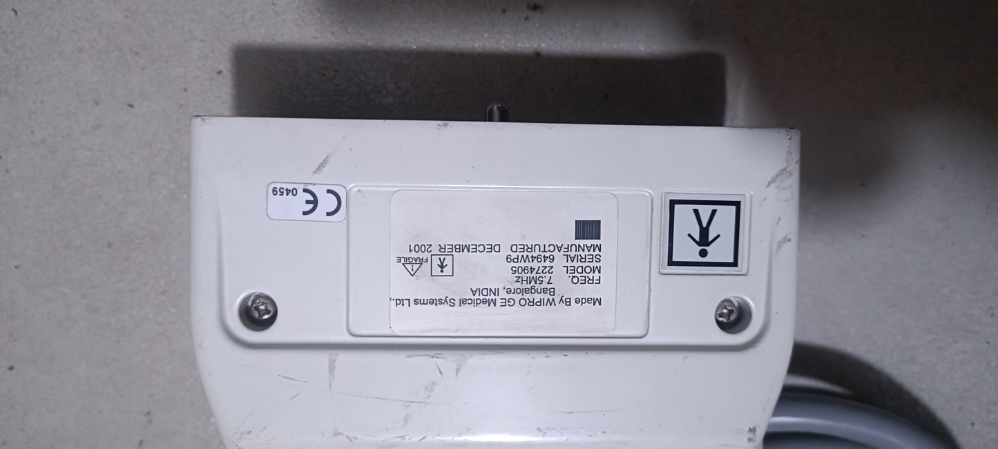 Ge LH7. 5MHZ SN. 6494WP9 linear probe UC dxb IS - Japan Medical Company LTD