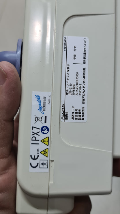Aloka UST-9130 CONVEX SN. X00C0448 CHECKED