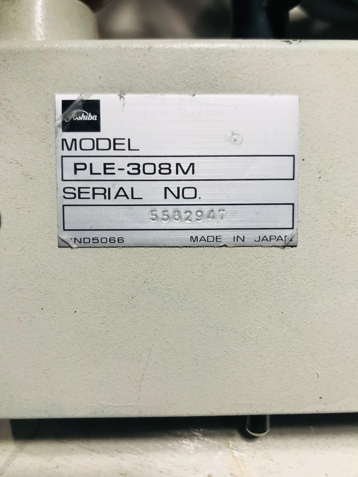 P... Toshiba PLE-308M linear probe UC