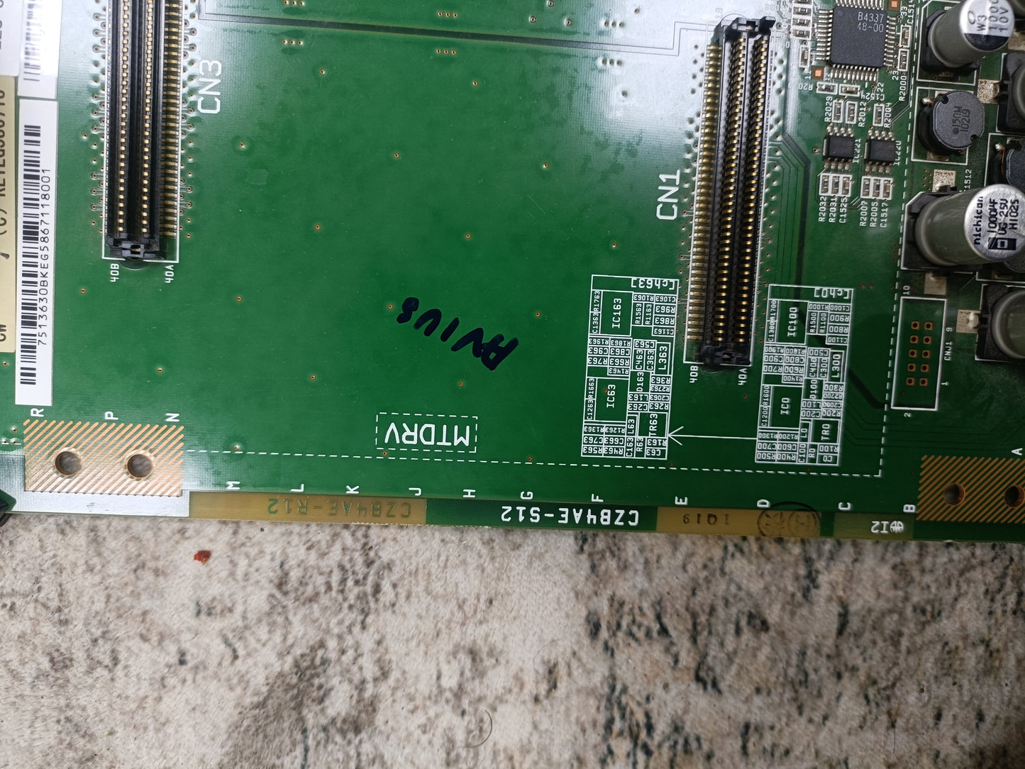 Hitachi avius cw Board sn RE1EG582307 dxb