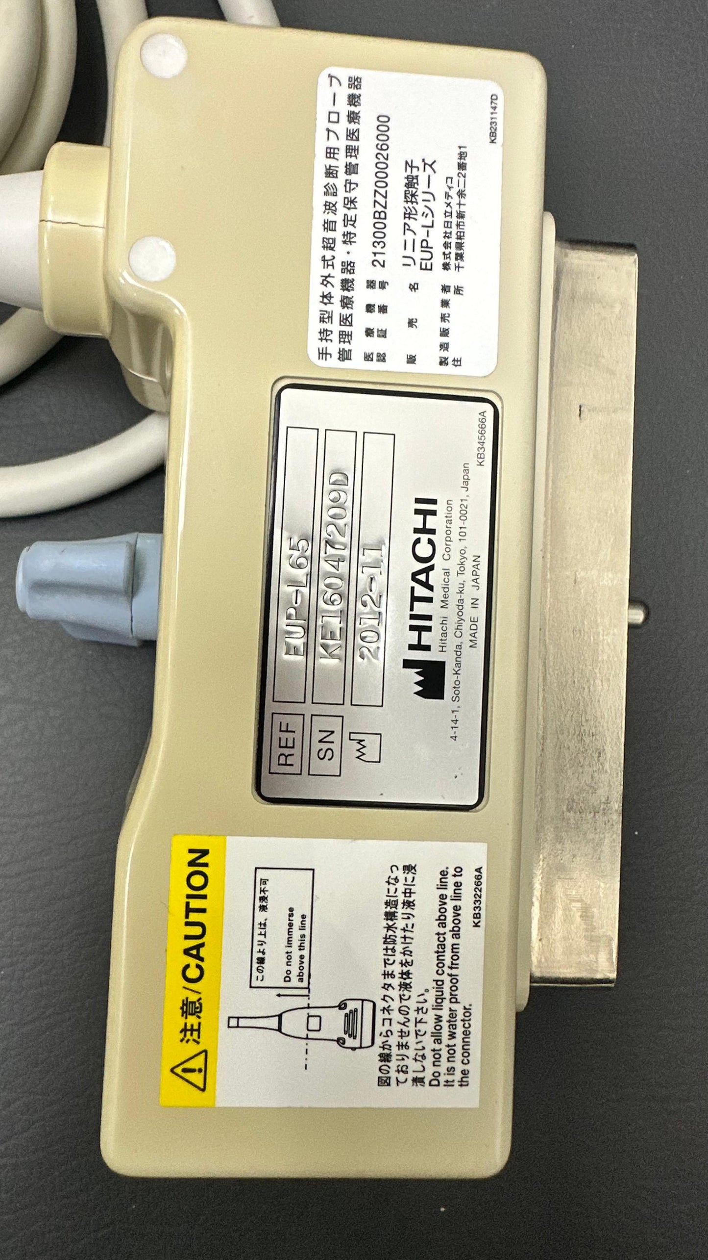Hitachi EUP-L65 (MW) sn.KE16047209D Maf-2012 checked dxb is - Japan Medical Company LTD
