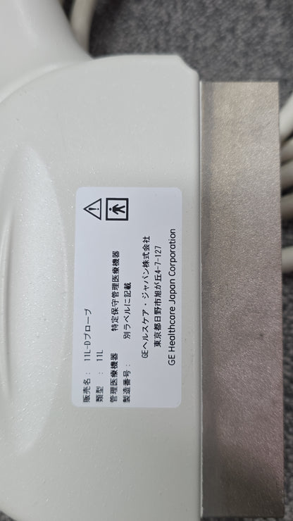 GE 11L Linear probe for logiq p5,p6 mfg: 2014