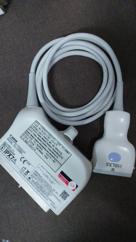 Canon i18LX5 model: PLI-1205BX Linear array transducer Mfg: 09-2019 UC