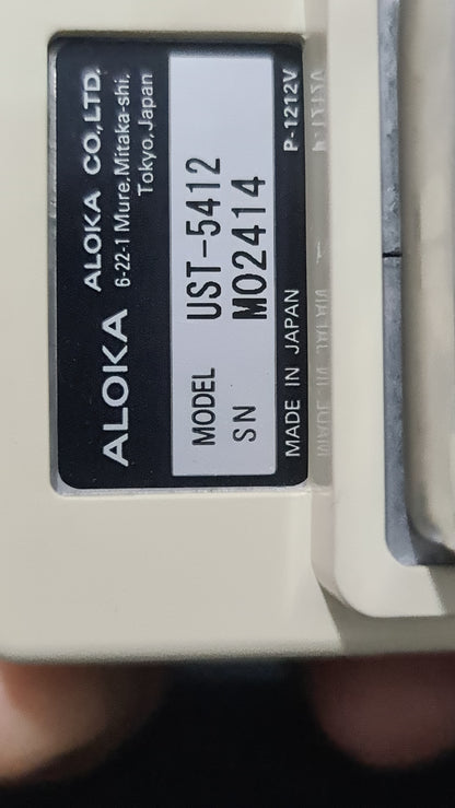 Aloka UST-5412 liner prob SN. M02414 checked
