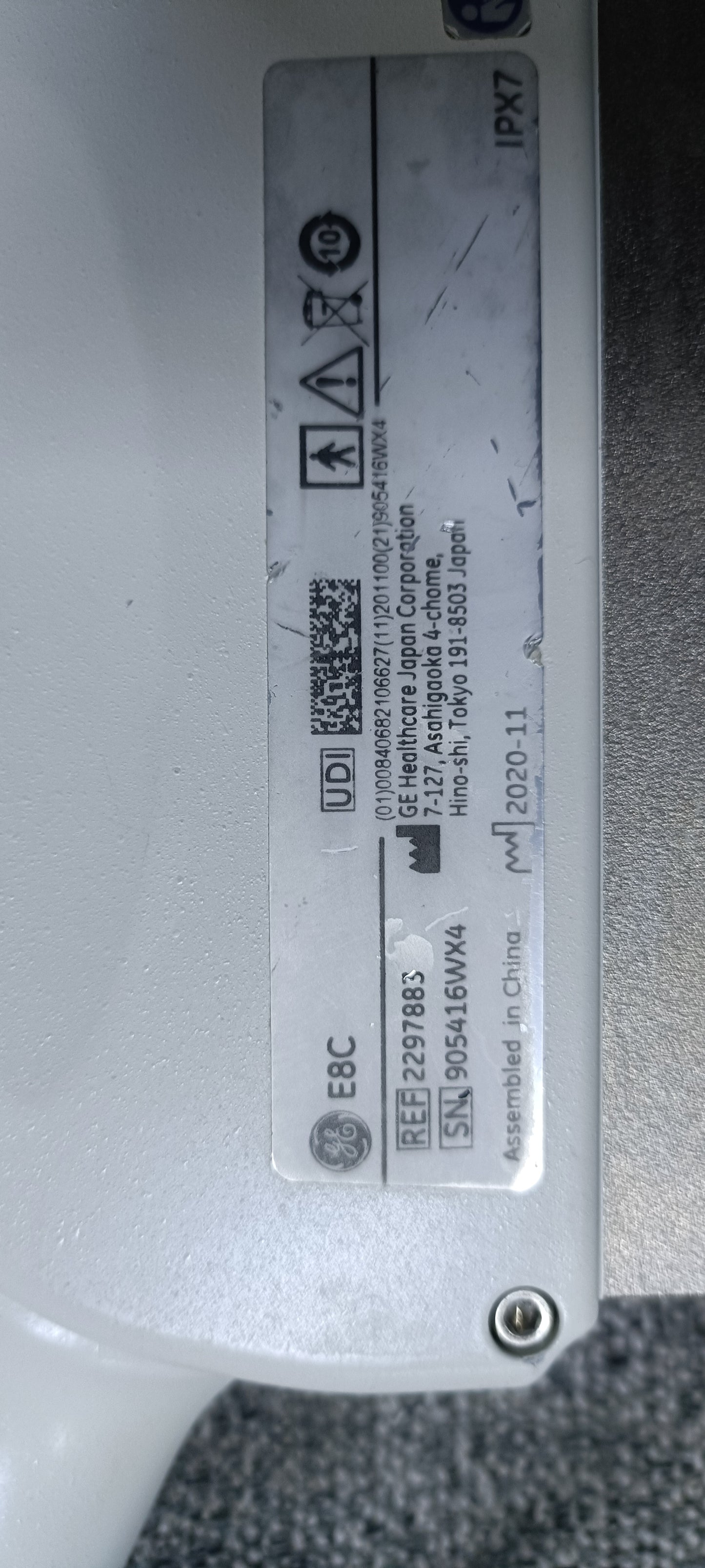 GE E8C TVS PROBE SN. 905416WX4 maf. 2020 checked dxb IS - Japan Medical Company LTD
