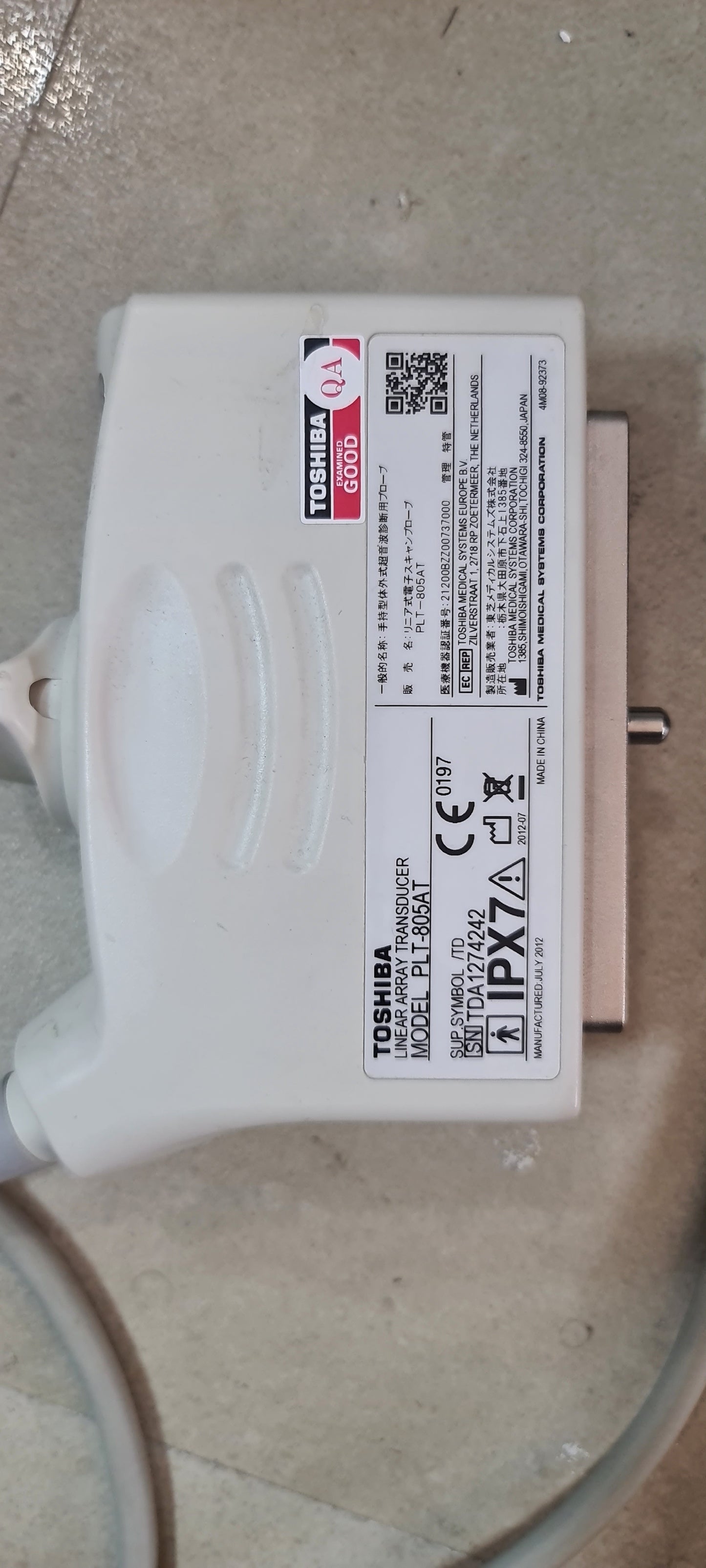 Toshiba PLT-805AT Lienear Probe SN: TDA1274242 Available DXB checked