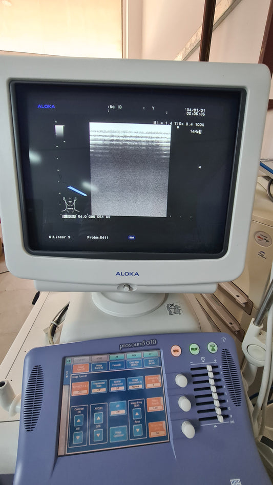 Aloka UST-5411 PROB L SN. M00355 checked