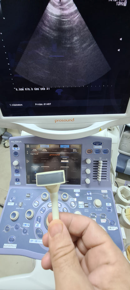 Aloka UST-9146T Micro Convex checked Av SN.20050115