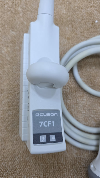 Siemens Acuson 7CF1 Ultrasound Probe MFg: 2016 DXB unchecked