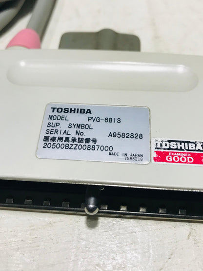 ...Toshiba PVG-681S micro convex UC