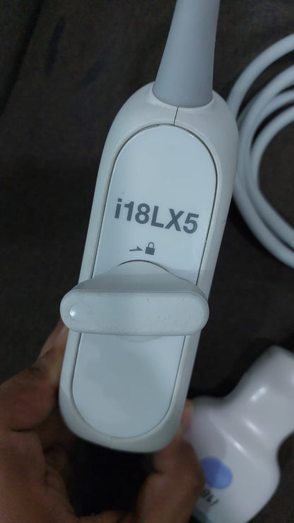 Canon i18LX5 model: PLI-1205BX Linear array transducer Mfg: 09-2019 UC