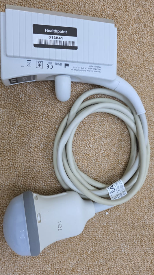 Siemens Acuson 7CF1 Ultrasound Probe MFg: 2013 DXB unchecked