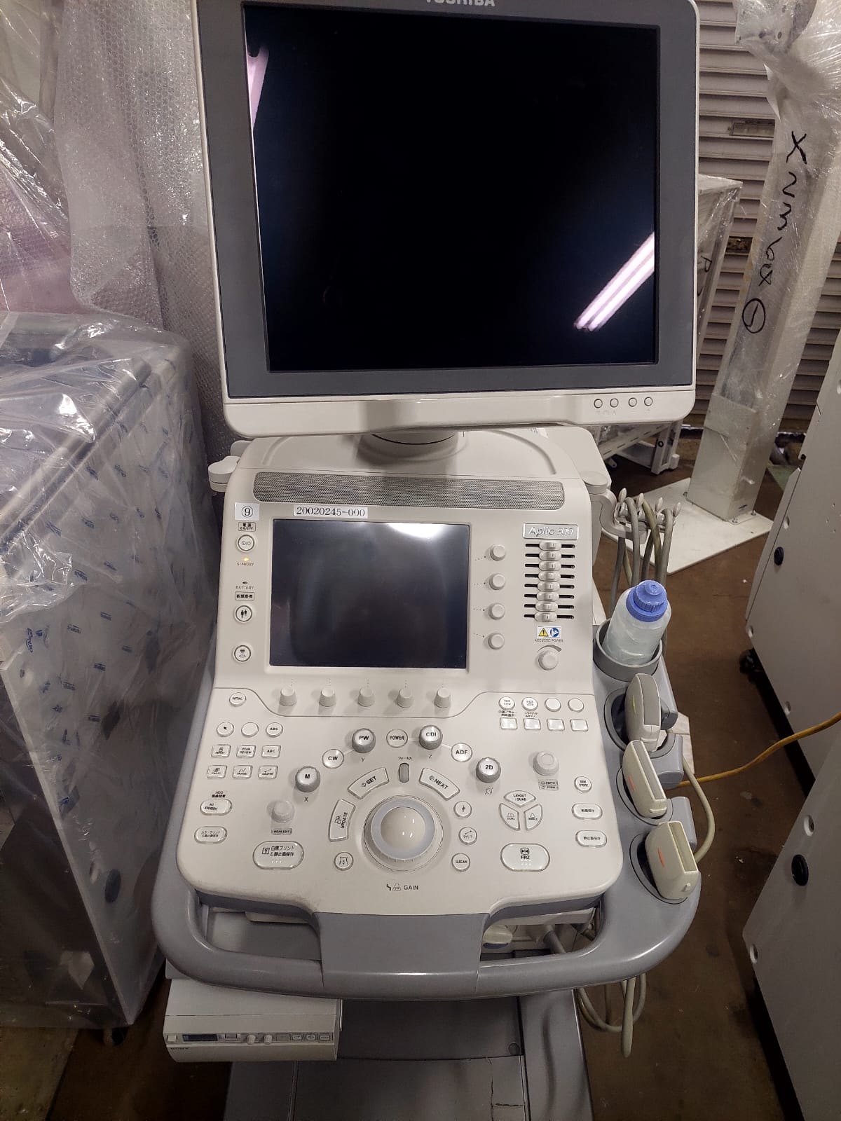 Toshiba Aplio 300 with convex(PVT-375BT), PLT(704AT), PLT(805AT) probes. - Japan Medical Company LTD