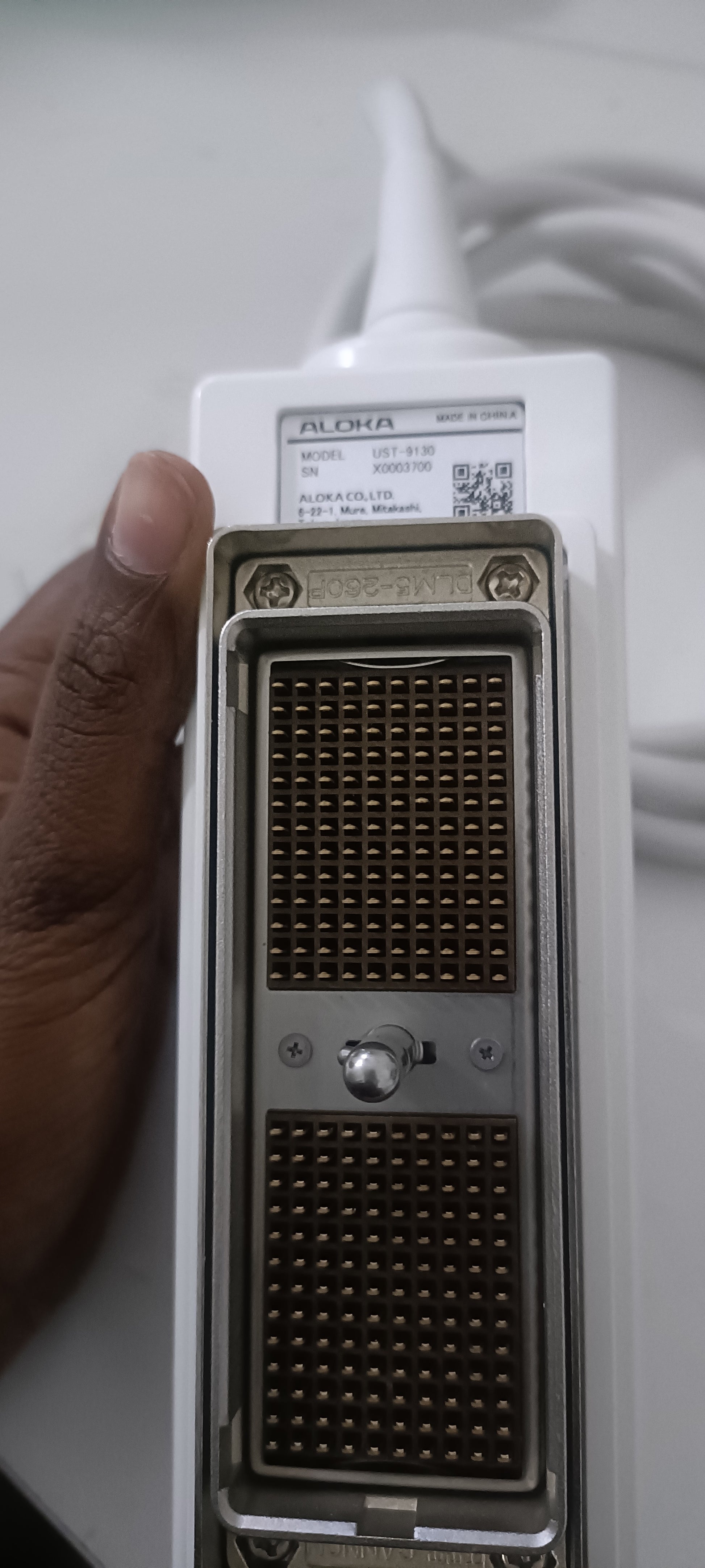 Aloka UST-9130 convex probe sn. X0003700 checked dxb - Japan Medical Company LTD