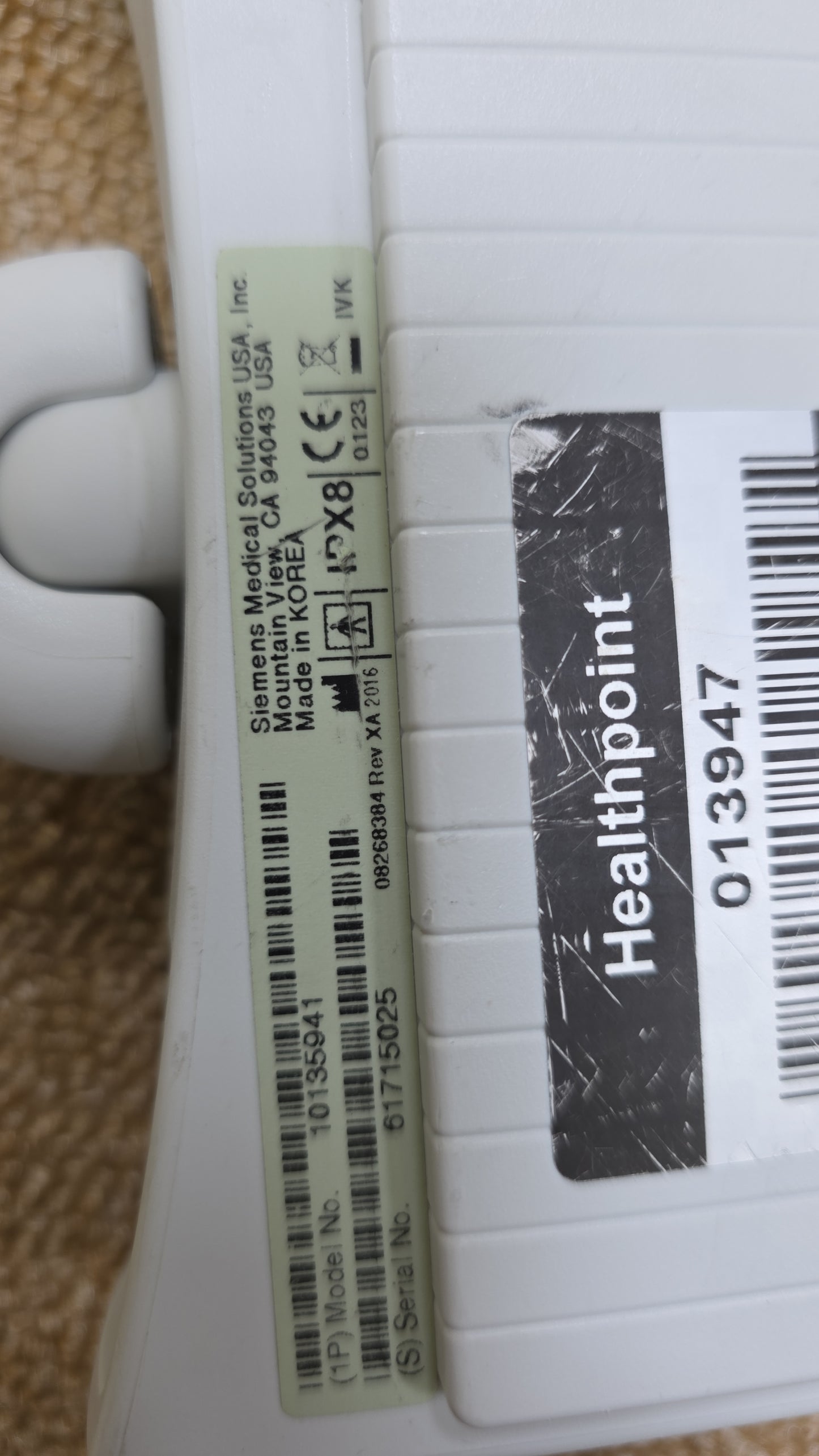 Siemens Acuson 6C1 HD Ultrasound Probe MFg: 2016 DXB unchecked