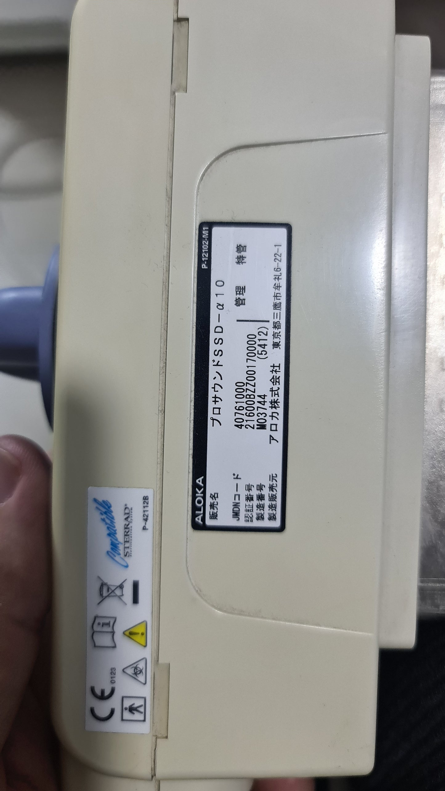 Aloka prob UST-5412 SN. M03744 checked