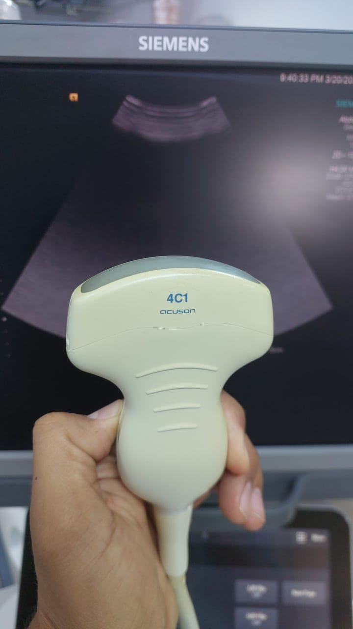 Siemens acuson 4C1 Curved Array Probe mfg: 2009