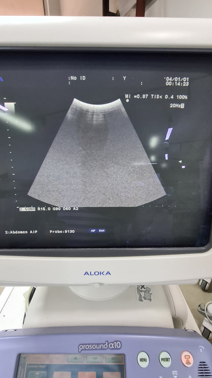 ..Aloka UST-9130 convex probe (S.N: M02904) checked DXB