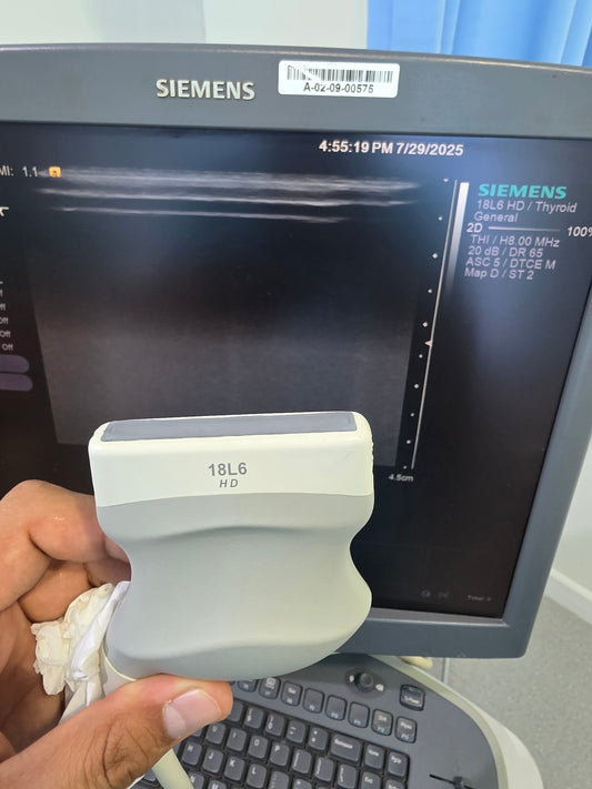 Siemens Acuson 18L6 HD Ultrasound Probe MFg: 2019 DXB checked ok