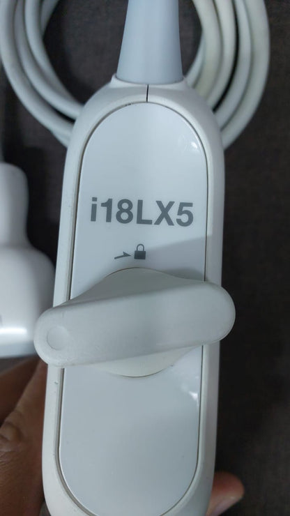 Canon i18LX5 model: PLI-1205BX Linear array transducer Mfg: 01-2018 UC