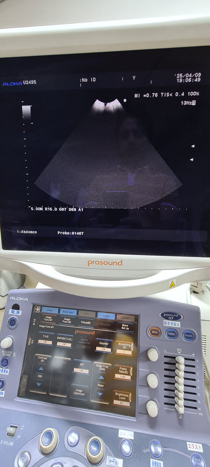 Aloka UST-9146T Micro Convex checked Av SN.20050115