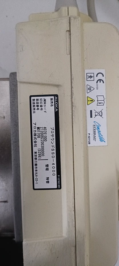 Aloka ust-5298 sn. M01708 uc cardiac probe dxb is - Japan Medical Company LTD