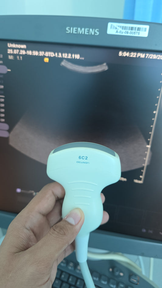 Siemens Acuson 6C2 Ultrasound Probe MFg: 2011 DXB checked ok