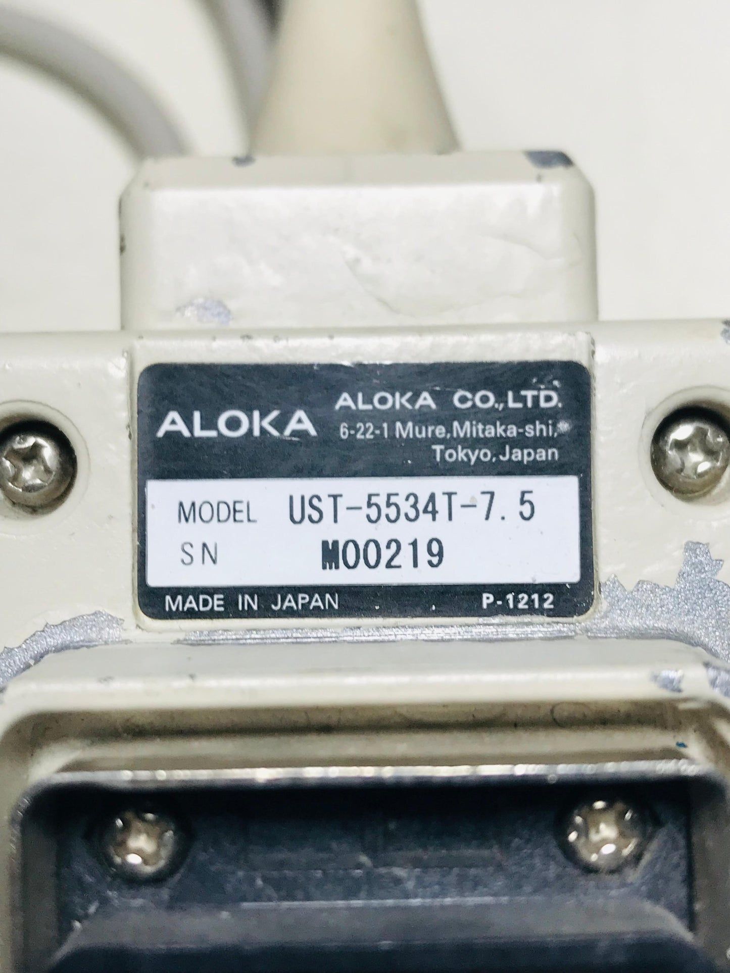 Aloka UST-5534T-7.5 linear probe