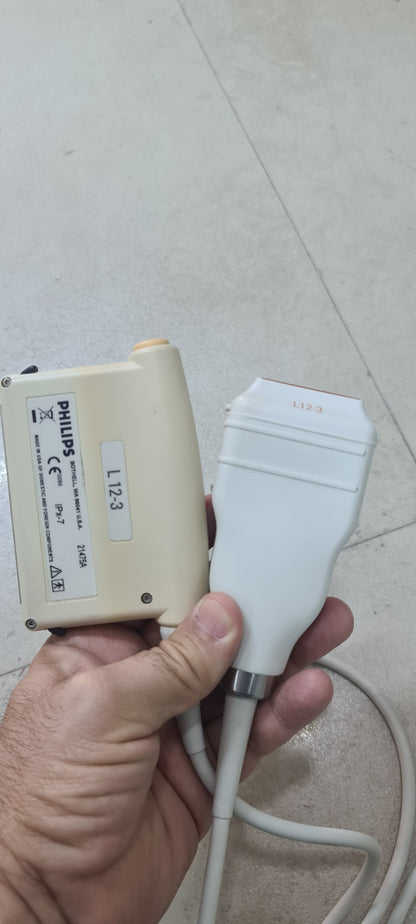 Philips L12-3 prob checked Ultrasound Transducer SN.2PFNQ PN. 453561182101