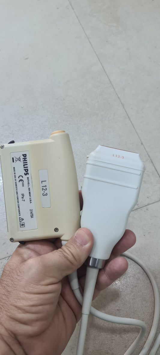 Philips L12-3 prob checked Ultrasound Transducer SN.2PFNQ PN. 453561182101