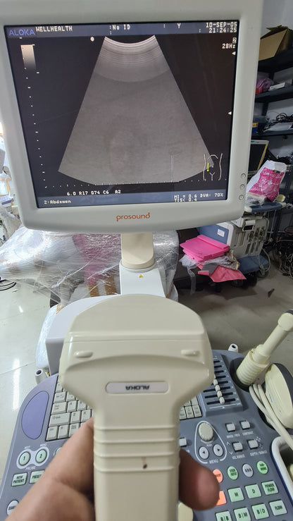 Z..Aloka UST-9123 Convex Probe checked  S.No V0004230 dxb
